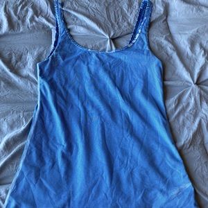lululemon athletica blue workout tank!